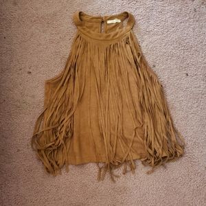 Fringe tank top